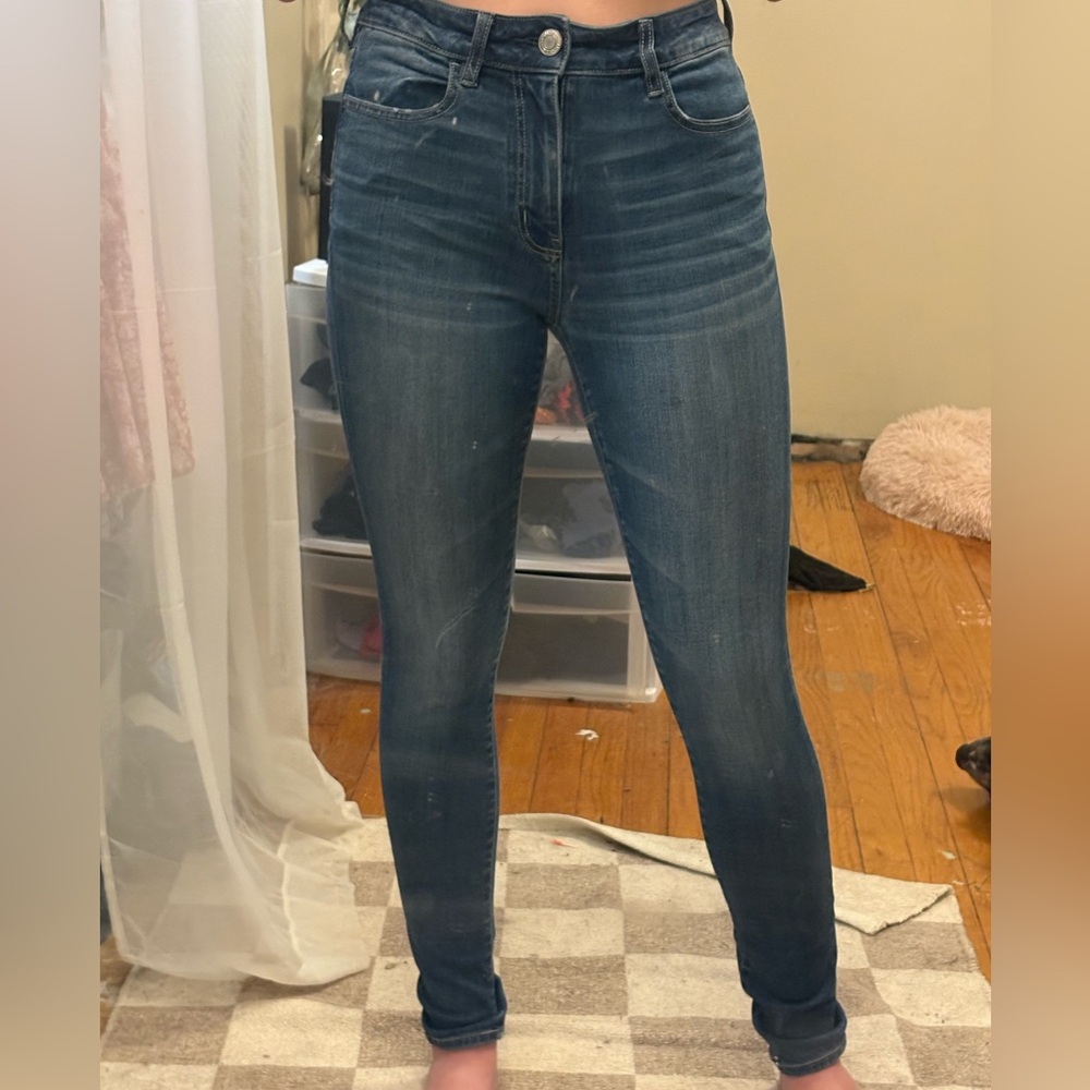 American Eagle Outfitters Blue Skinny Jeans